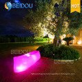 LED Lighted Square Lazy Sofa Inflatable Air Bed Sleeping Bag